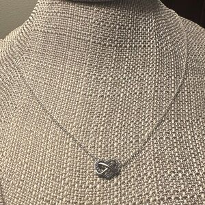 NWOT Pandora Sparkling Infinity Heart Collier Necklace